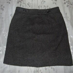 Grey Button Women's Skirt